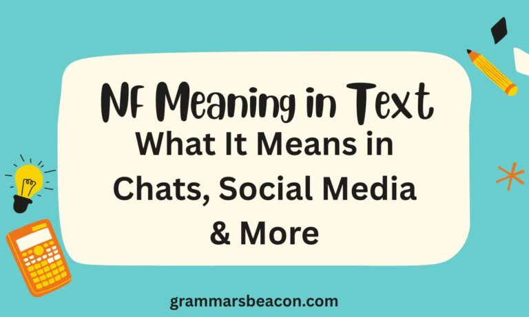 NF Meaning in Text