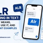 Alr Meaning in Text