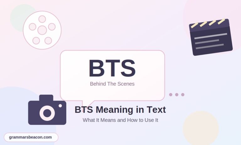 BTS Meaning in Text What It Means and How to Use It