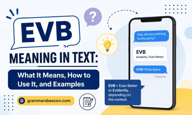 EVB Meaning in Text