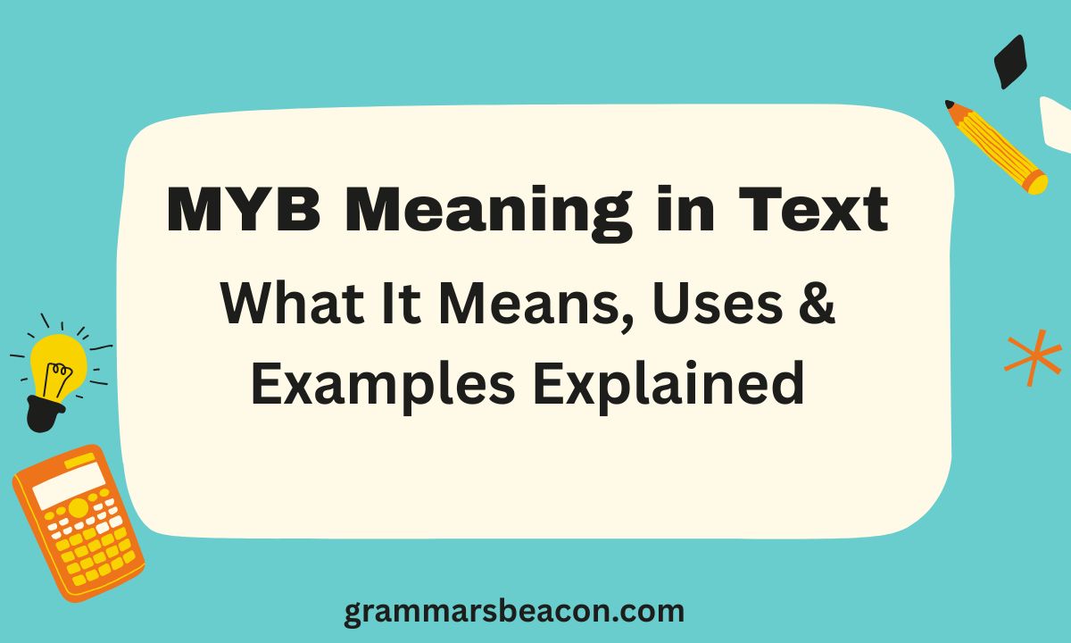 MYB Meaning in Text