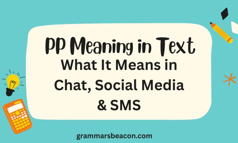 PP Meaning in Text
