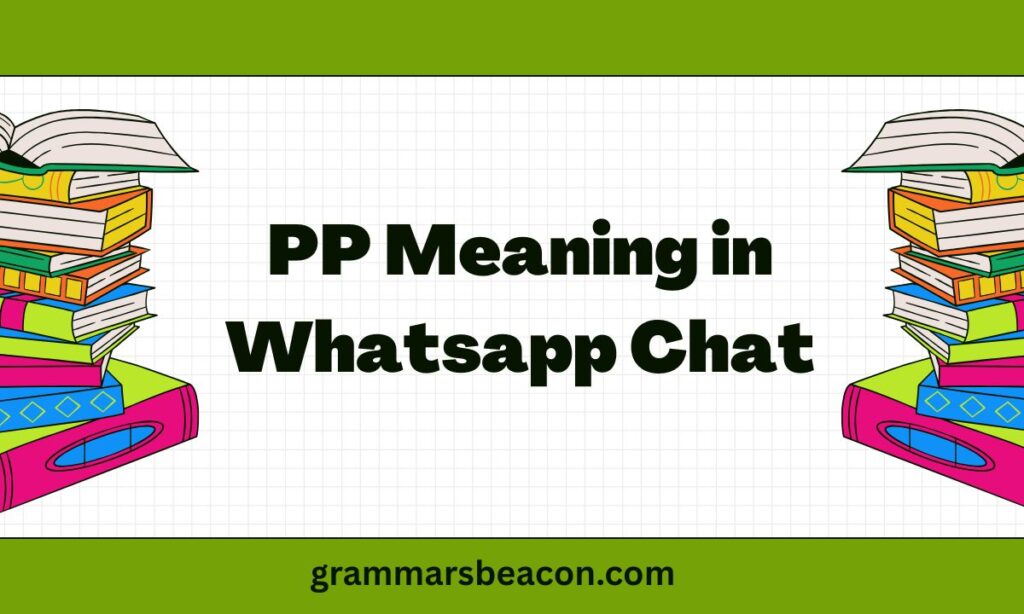 PP Meaning in Whatsapp Chat