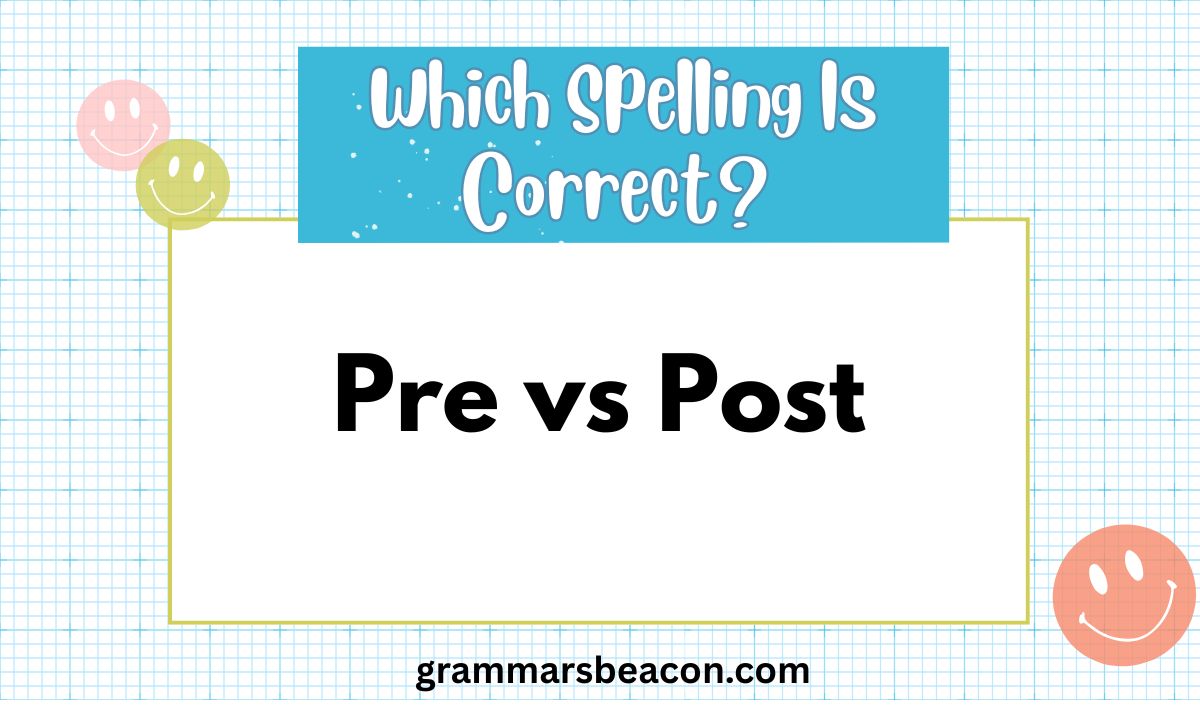 Pre vs Post
