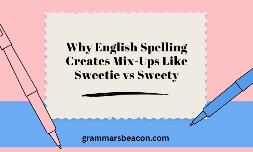 Why English Spelling Creates Mix-Ups Like Sweetie vs Sweety