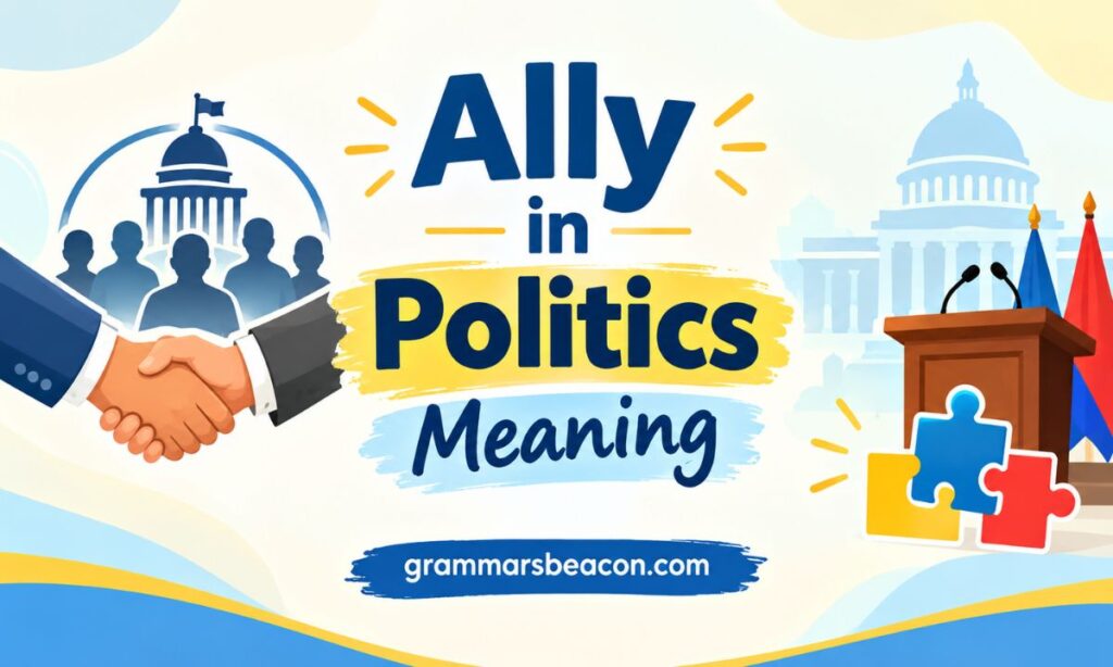 Ally in Politics Meaning