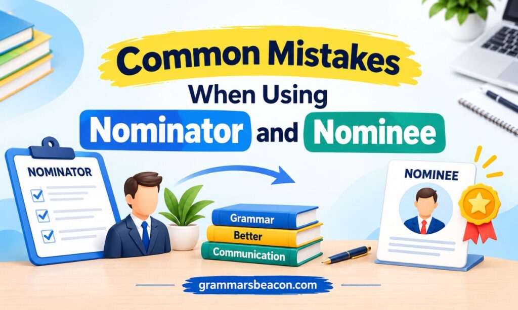Common Mistakes When Using Nominator and Nominee