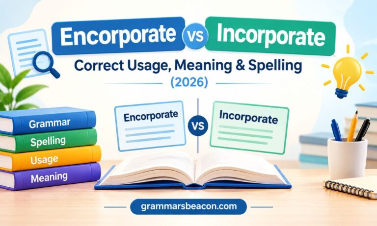Encorporate vs Incorporate