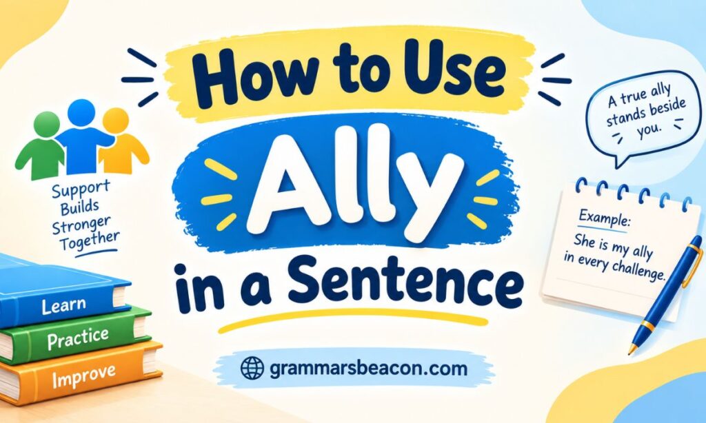How to Use Ally in a Sentence
