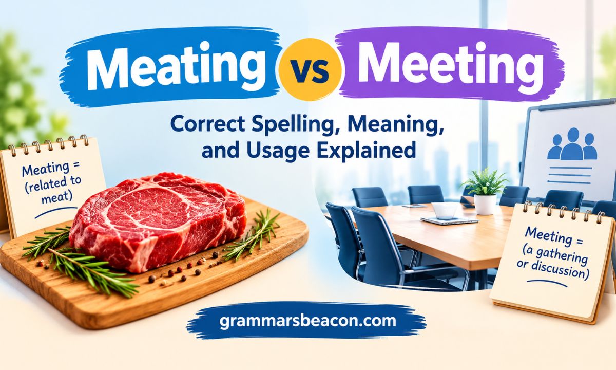 Meating vs Meeting