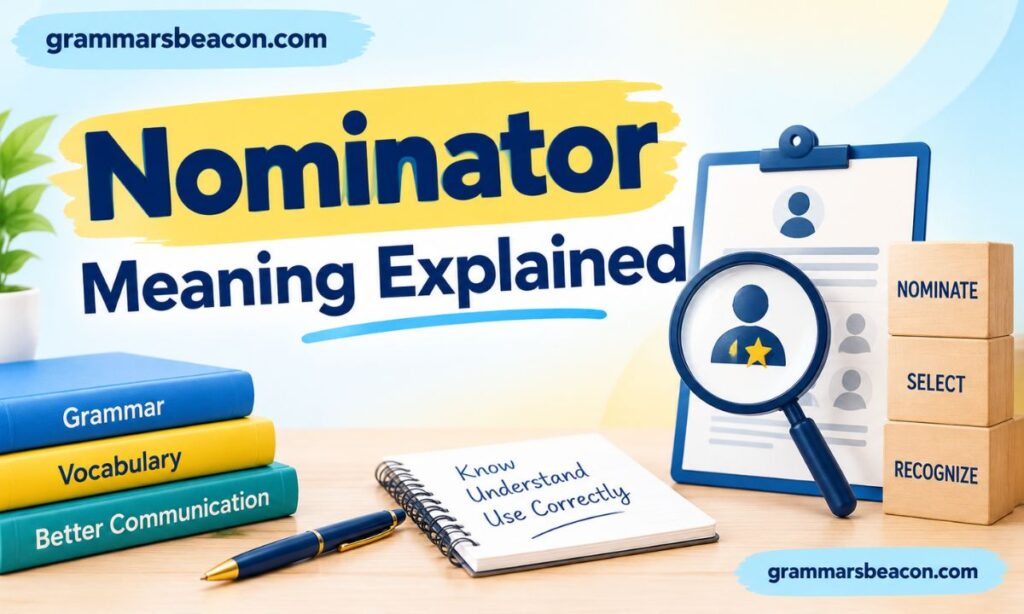 Nominator Meaning Explained