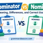 Nominator vs Nominee