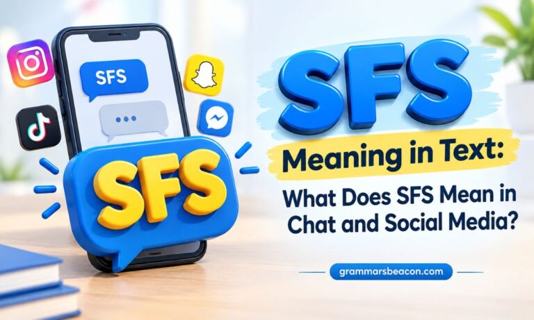 SFS Meaning in Text