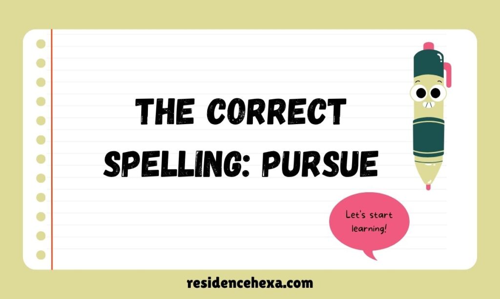 The Correct Spelling Pursue