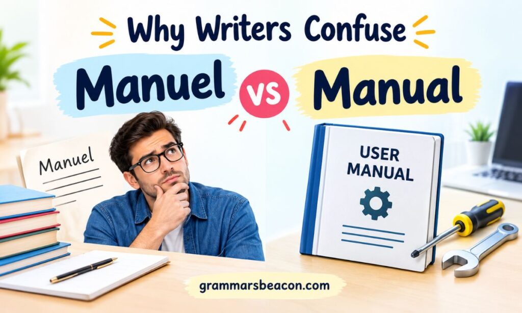 Why Writers Confuse Manuel vs Manual