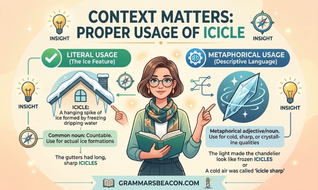 Context Matters Proper Usage of Icicle