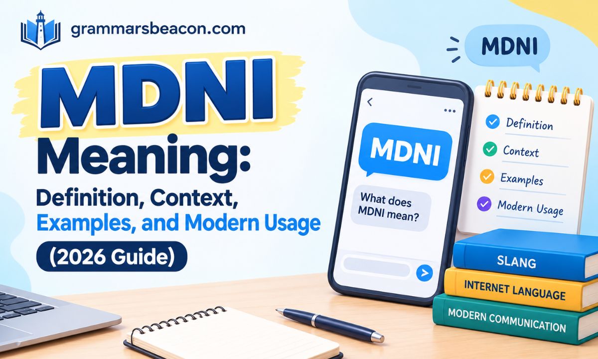 MDNI Meaning
