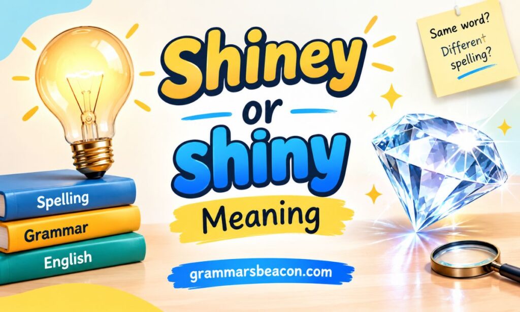 Shiney or shiny Meaning