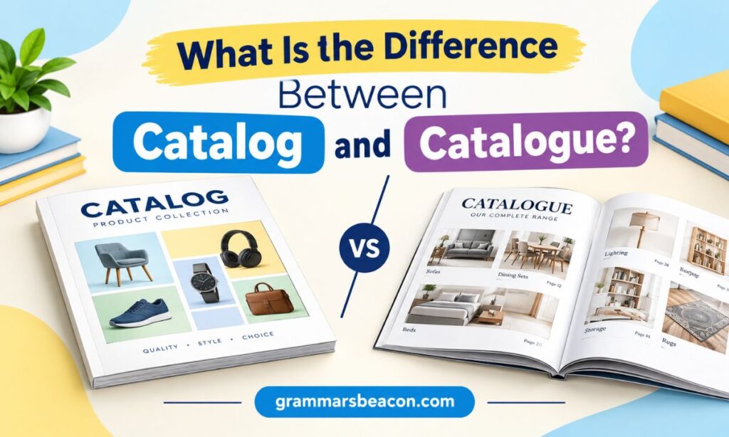 What Is the Difference Between Catalog and Catalogue