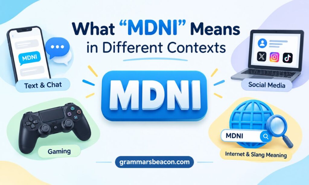 What MDNI Means in Different Contexts