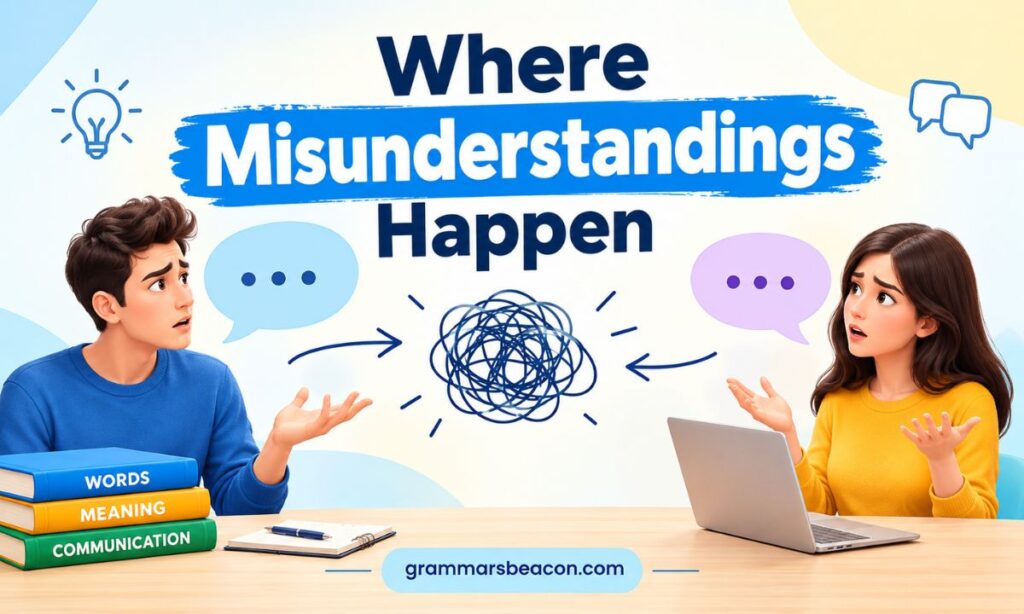 Where Misunderstandings Happen