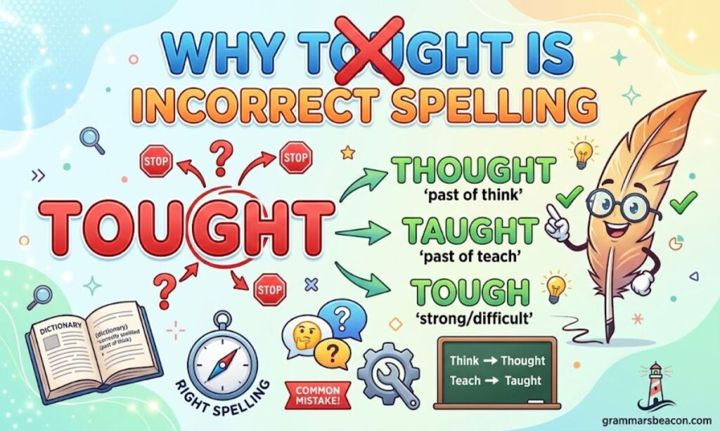 Why Tought Is Incorrect Spelling